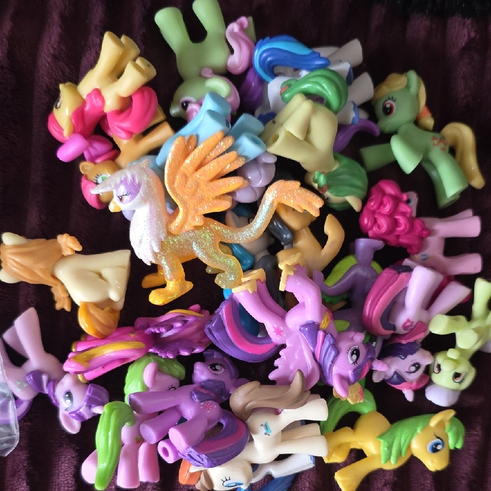 My Little Pony Assorted Kids Toy Figures - Mixed Pastel Colors 24 Pieces